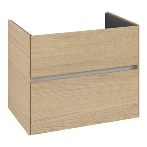 V&B Meuble sous-lavabo Collaro 76,1x61x48cm, vasque centrale, chêne nordique