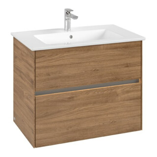 V&B Meuble sous lavabo Collaro 76,1x61x48cm, WT mi, LED 5,5W, Kan Oa