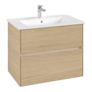 V&B Meuble sous lavabo Collaro 76,1x61x48cm, WT mi, LED 5,5W, Nord Oa