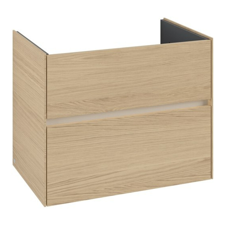 V&B Meuble sous lavabo Collaro 76,1x61x48cm, WT mi, LED 5,5W, Nord Oa