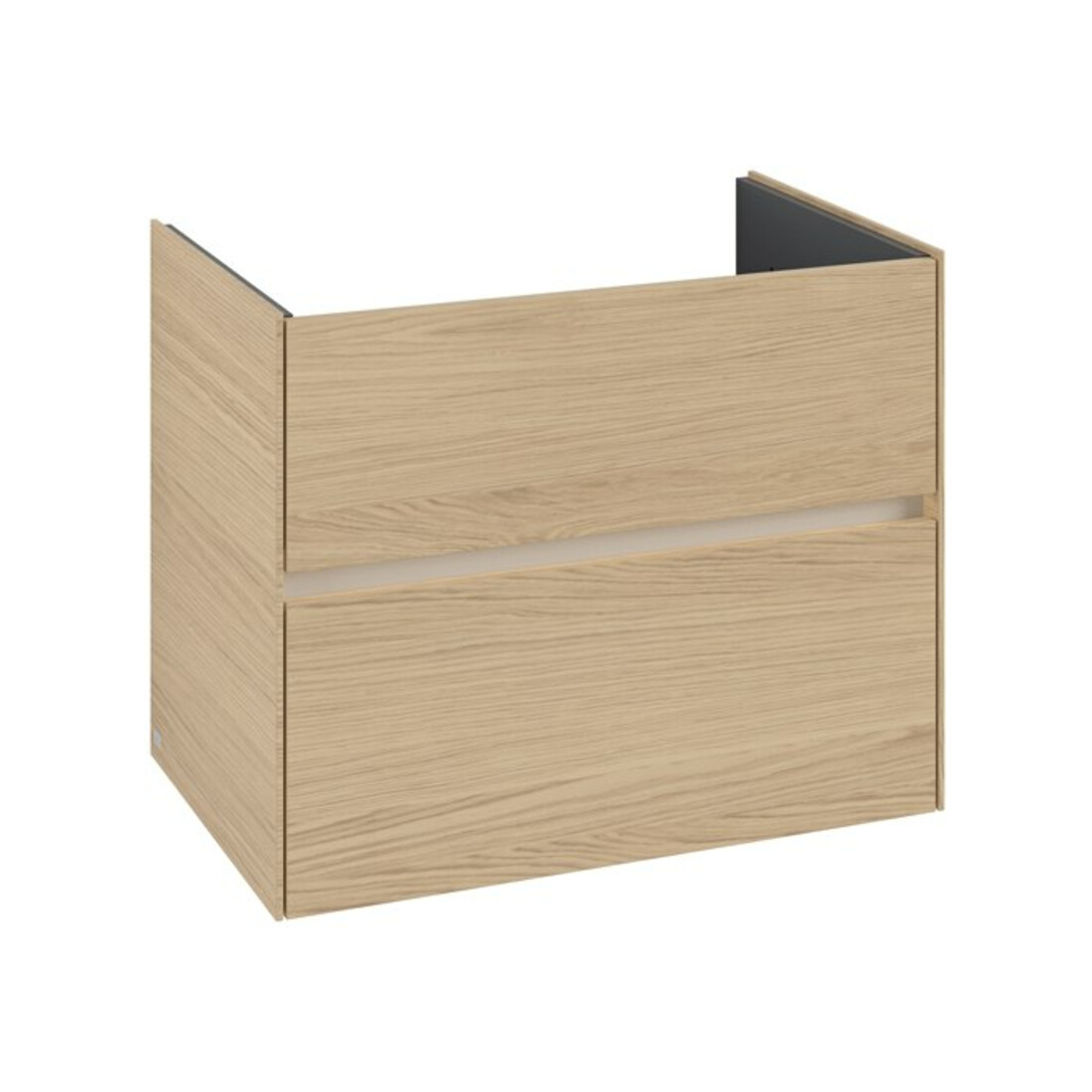 V&B Meuble sous lavabo Collaro 76,1x61x48cm, WT mi, LED 5,5W, Nord Oa