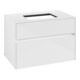 V&B Meuble sous lavabo Collaro 80x54,8x50 cm, EV centré, blanc brillant-1