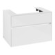 V&B Meuble sous lavabo Collaro 80x54,8x50 cm, vasque centrale, blanc brillant-3