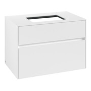 V&B Meuble sous lavabo Collaro 80x54,8x50 cm, vasque centrale, blanc mat-3