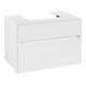 V&B Meuble sous lavabo Collaro 80x54,8x50 cm, vasque centrale, blanc mat-1