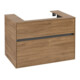 V&B Meuble sous-lavabo Collaro 80x54,8x50 cm, vasque centrale, chêne Kansas-1