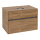 V&B Meuble sous lavabo Collaro 80x54,8x50 cm, vasque centrale, chêne Kansas