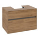 V&B Meuble sous-lavabo Collaro 80x54,8x50 cm, vasque centrale, chêne Kansas-4