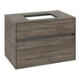 V&B Meuble sous-lavabo Collaro 80x54,8x50 cm, vasque centrale, chêne stone-1
