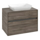 V&B Meuble sous-lavabo Collaro 80x54,8x50 cm, vasque centrale, chêne stone-3
