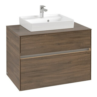 V&B Meuble sous-lavabo Collaro 80x54,8x50 cm, WT mi, LED 5,7 W, Ariz. Oa