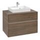 V&B Meuble sous-lavabo Collaro 80x54,8x50 cm, WT mi, LED 5,7 W, Ariz. Oa-1