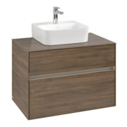 V&B Meuble sous lavabo Collaro 80x54,8x50 cm, WT mi, LED 5,7 W, Ariz. Oa