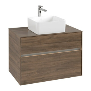 V&B Meuble sous lavabo Collaro 80x54,8x50 cm, WT mi, LED 5,7 W, Ariz. Oa