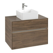 V&B Meuble sous lavabo Collaro 80x54,8x50 cm, WT mi, LED 5,7 W, Ariz. Oa