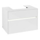 V&B Meuble sous lavabo Collaro 80x54,8x50 cm, WT mi, LED 5,7 W, blanc brillant-3