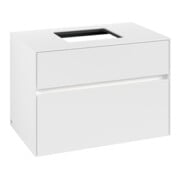 V&B Meuble sous lavabo Collaro 80x54,8x50 cm, WT mi, LED 5,7 W, blanc mat