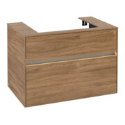 V&B Meuble sous lavabo Collaro 80x54,8x50 cm, WT mi, LED 5,7 W, Kan Oa