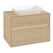 V&B Meuble sous-lavabo Collaro 80x54,8x50 cm, WT mi, LED 5,7 W, Nord Oa-3