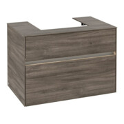 V&B Meuble sous lavabo Collaro 80x54,8x50 cm, WT mi, LED 5,7 W, st. Oa