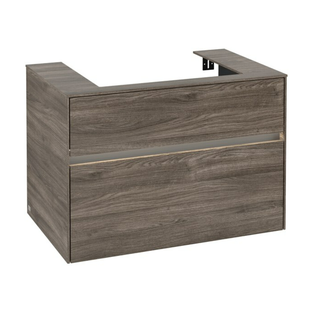 V&B Meuble sous lavabo Collaro 80x54,8x50 cm, WT mi, LED 5,7 W, st. Oa