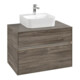 V&B Meuble sous-lavabo Collaro 80x54,8x50 cm, WT mi, LED 5,7 W, st. Oa-1