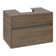 V&B Meuble sous lavabo Collaro 80x54,8x50cm, vasque centrale, chêne arizona-3