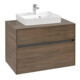 V&B Meuble sous-lavabo Collaro 80x54,8x50cm, vasque centrale, chêne Arizona-3