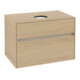 V&B Meuble sous lavabo Collaro 80x54,8x50cm, vasque centrale, Chêne Nordic-1