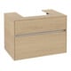 V&B Meuble sous lavabo Collaro 80x54,8x50cm, vasque centrale, chêne nordique-3