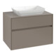 V&B Meuble sous-lavabo Collaro 80x54,8x50cm, vasque centrale, vert doux-1