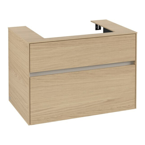 V&B Meuble sous-lavabo Collaro 80x54,8x50cm, vasque centrée, chêne nordique