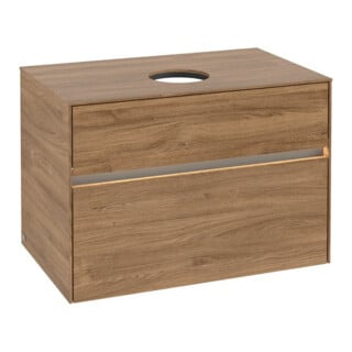 V&B Meuble sous lavabo Collaro 80x54,8x50cm, WT mi, LED 5,7 W, Kan Oa