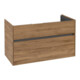 V&B Meuble sous lavabo Collaro 95,4x54,6x44,4cm, vasque centrée, chêne Kansas-1