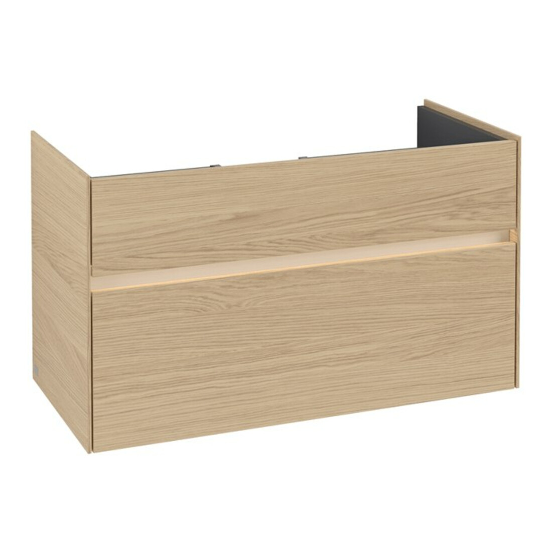 V&B Meuble sous-lavabo Collaro 95,4x54,6x44,4cm, WT mi, LED 7W, Nord Oa
