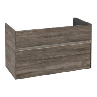V&B Meuble sous lavabo Collaro 95,4x54,6x44,4cm, WT mi, LED 7W, st. Oa