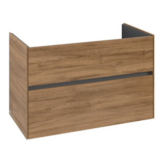 V&B Meuble sous lavabo Collaro 96,1x61x48 cm, EV central, chêne Kansas