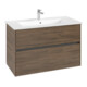 V&B Meuble sous-lavabo Collaro 96,1x61x48 cm, vasque centrale, chêne Arizona-1