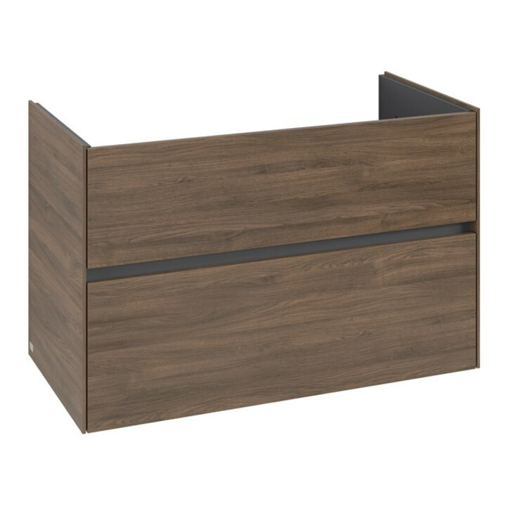 V&B Meuble sous-lavabo Collaro 96,1x61x48 cm, vasque centrale, chêne Arizona