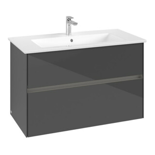 V&B Meuble sous-lavabo Collaro 96,1x61x48 cm, WT mi, LED 7W, glo Gr
