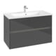 V&B Meuble sous-lavabo Collaro 96,1x61x48 cm, WT mi, LED 7W, glo Gr-1
