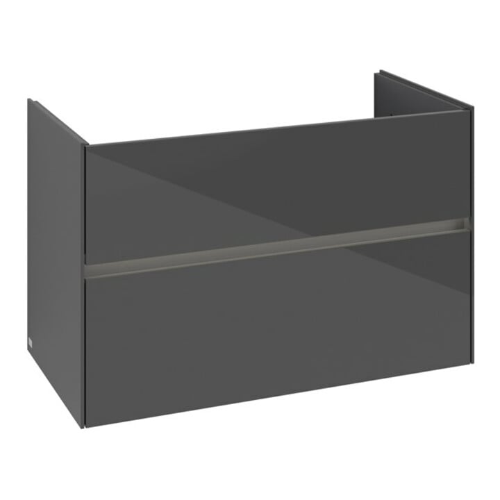 V&B Meuble sous-lavabo Collaro 96,1x61x48 cm, WT mi, LED 7W, glo Gr
