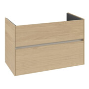 V&B Meuble sous lavabo Collaro 96,1x61x48cm, vasque centrale, chêne nordique-3