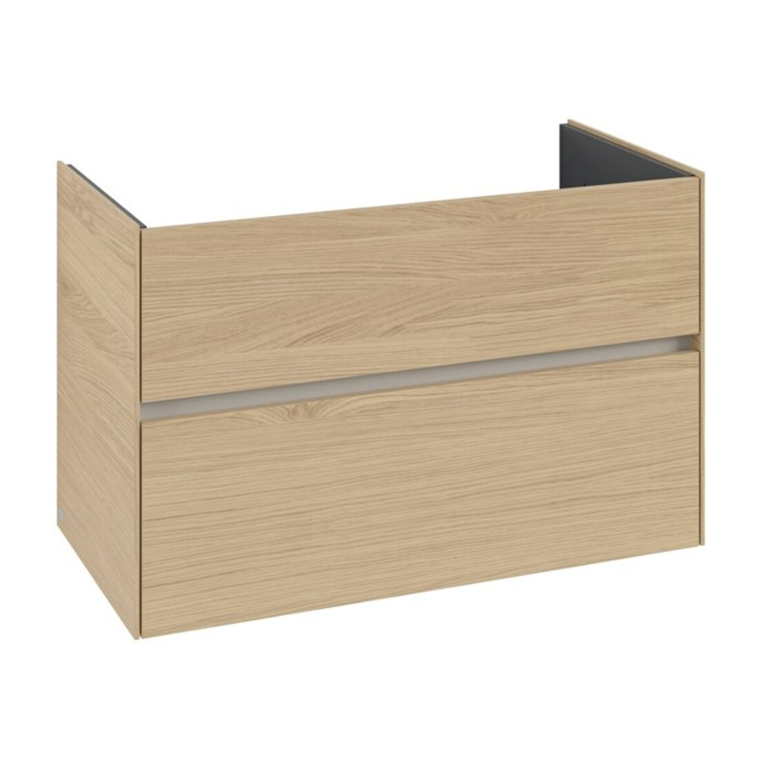 V&B Meuble sous lavabo Collaro 96,1x61x48cm, vasque centrale, chêne nordique