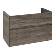 V&B Meuble sous-lavabo Collaro 96,1x61x48cm, vasque centrale, chêne pierre