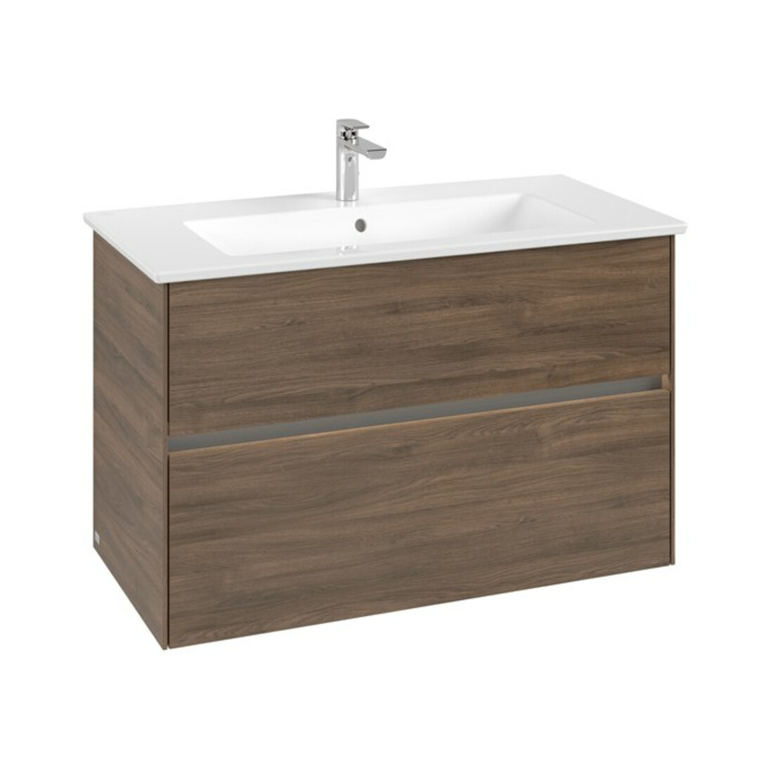 V&B Meuble sous lavabo Collaro 96,1x61x48cm, WT mi, LED 7W, Ariz. Oa