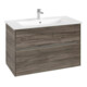 V&B Meuble sous lavabo Collaro 96,1x61x48cm, WT mi, LED 7W, st. Oa-4