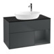 V&B Meuble sous lavabo Éclairage mural Finion 100, Pl b m, Reg md m Lac, md bl. m Lac-1