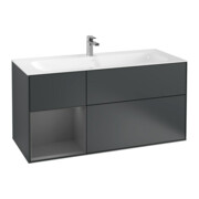 V&B Meuble sous-lavabo Éclairage mural Finion 119,6x59,1 cm, Rg l A m, md bl. m Lac