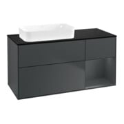 V&B Meuble sous lavabo Éclairage mural Finion 120x60 cm, Rg r md b m Lac, md bl. m Lac